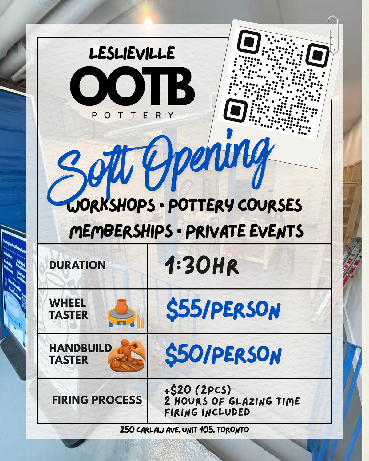Handbuild Taster (Soft Opening) (Leslieville)