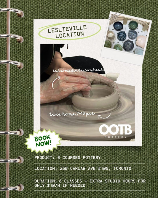 Wheel throwing （8 course classes ） (Leslieville)