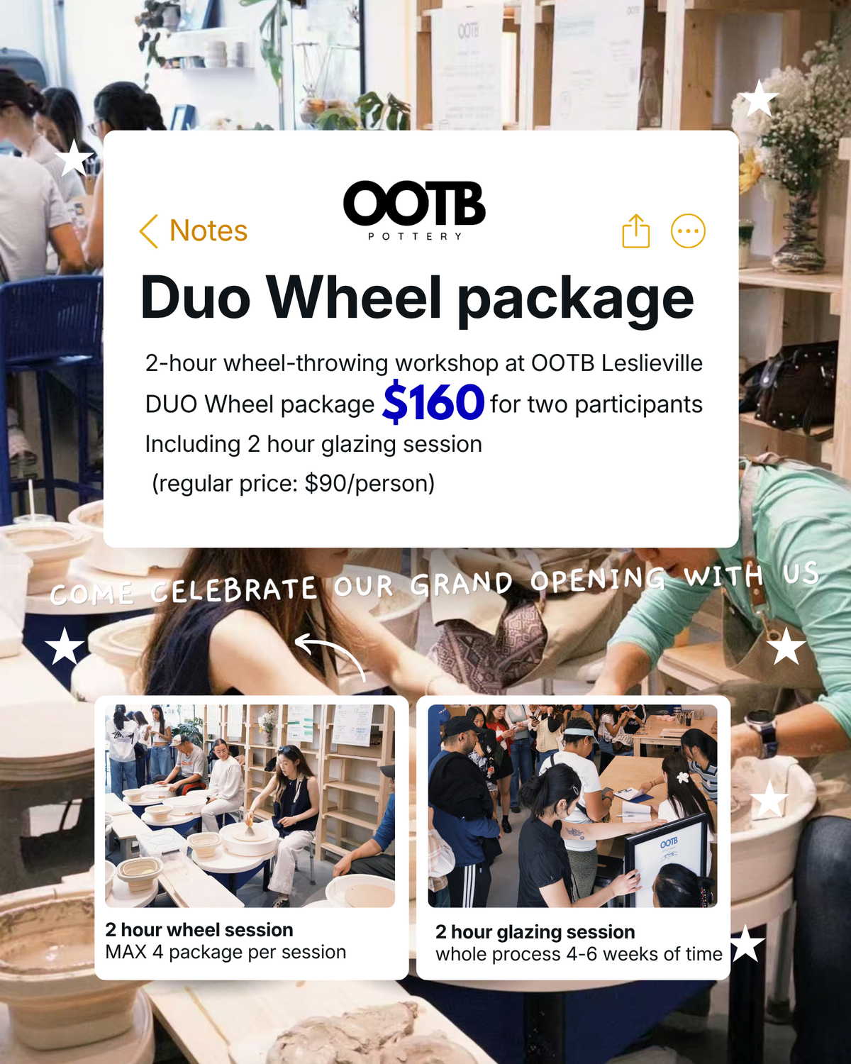 Wheel Throwing for Two
